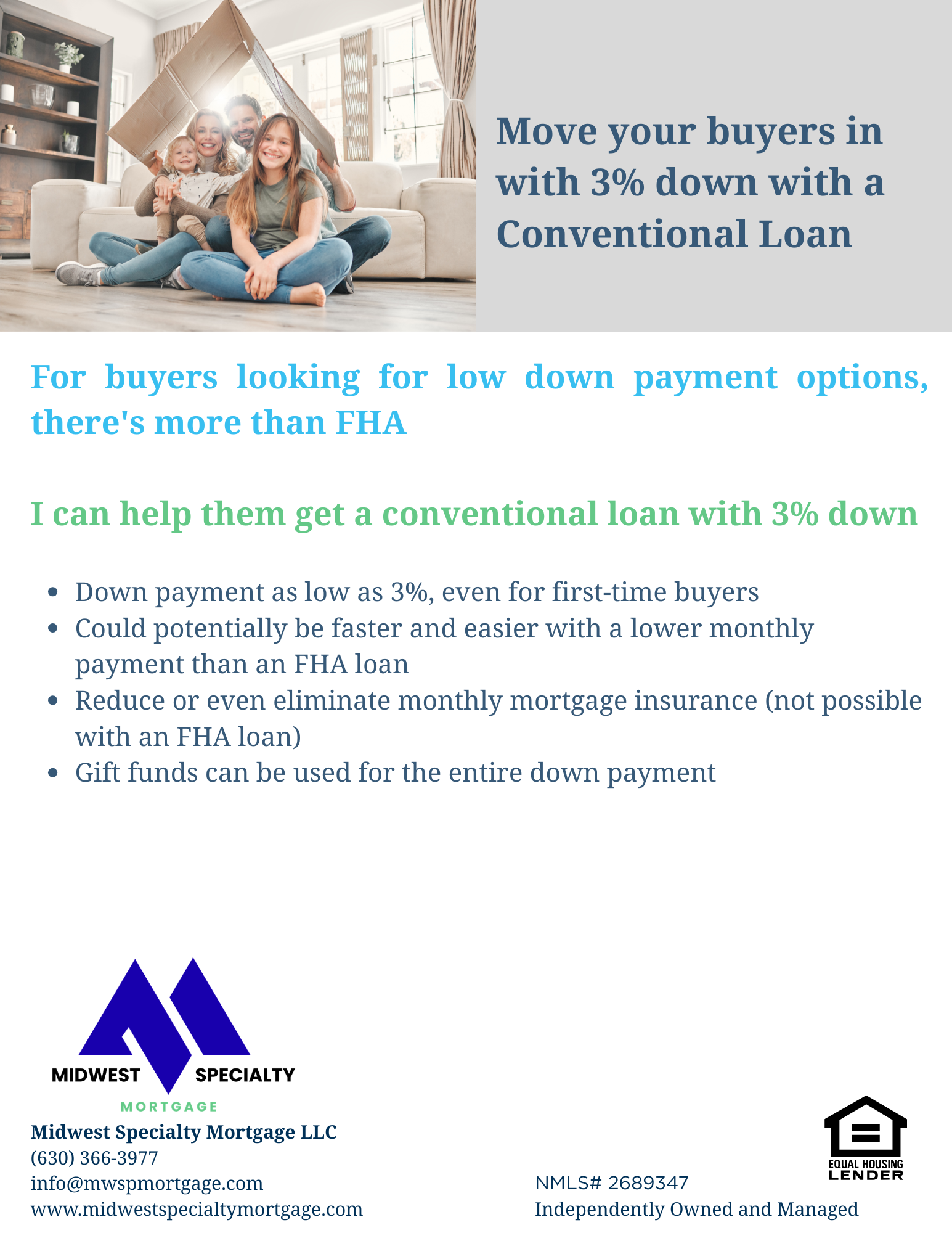 Midwest Conventional Low Down