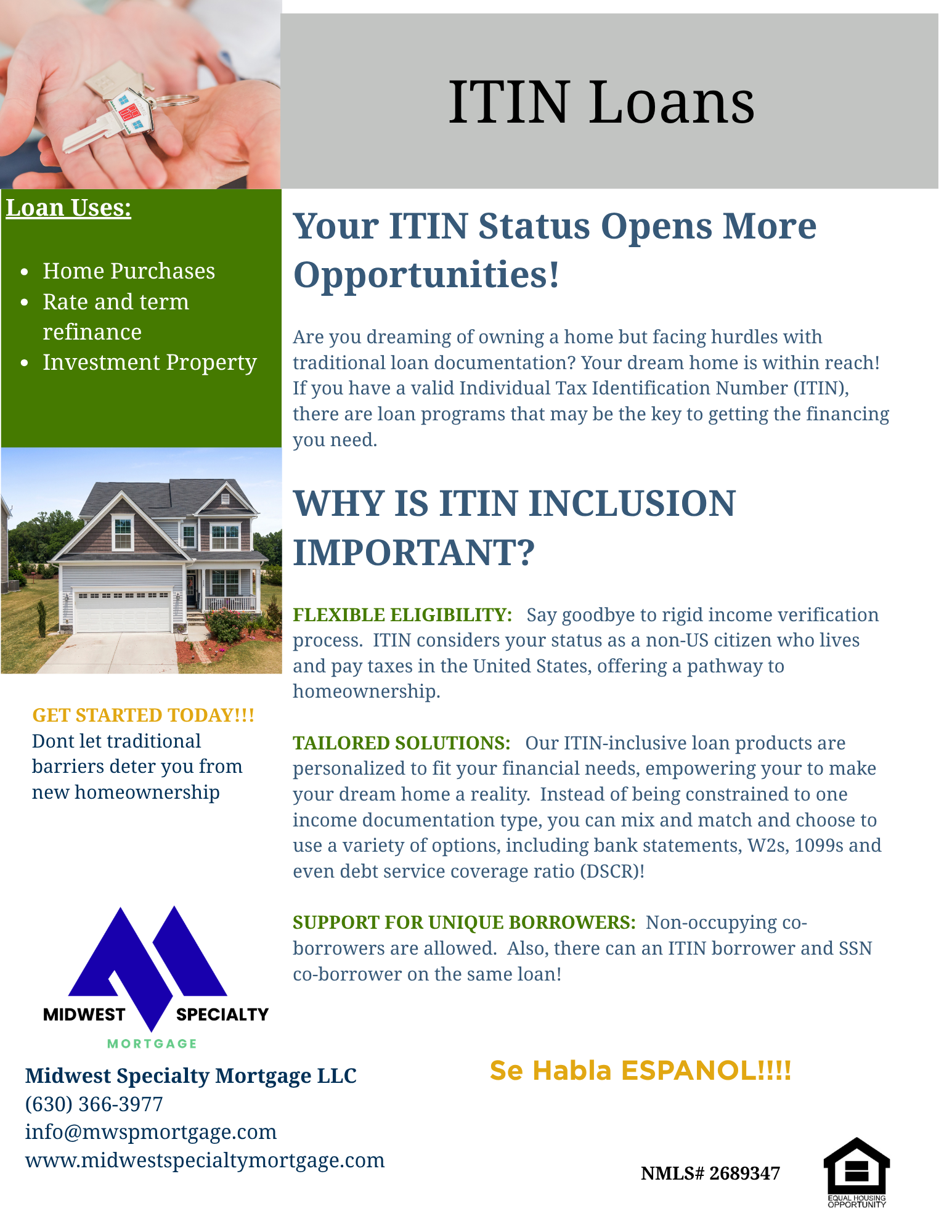 Midwest ITIN Loans 1