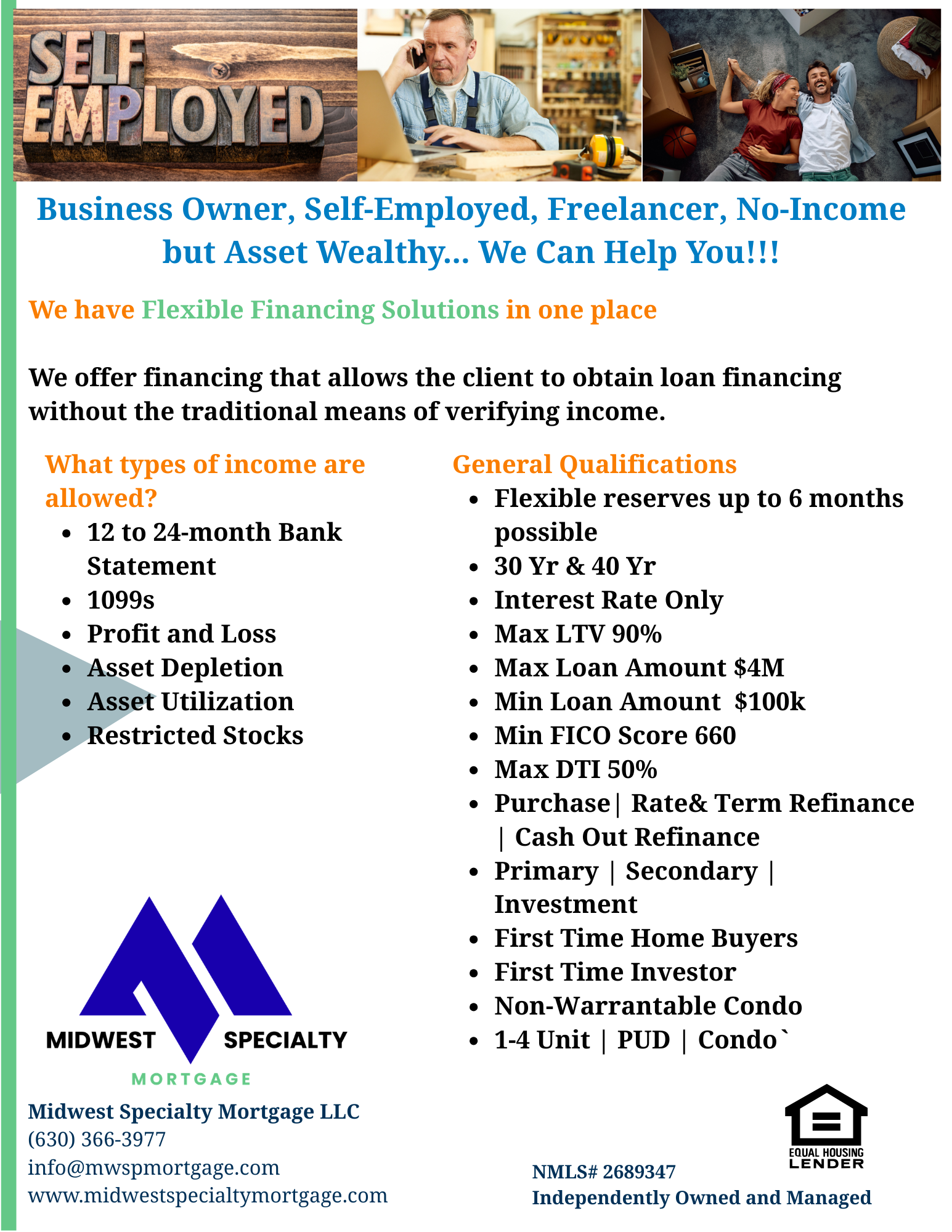 Midwest Self Employed Loans 1